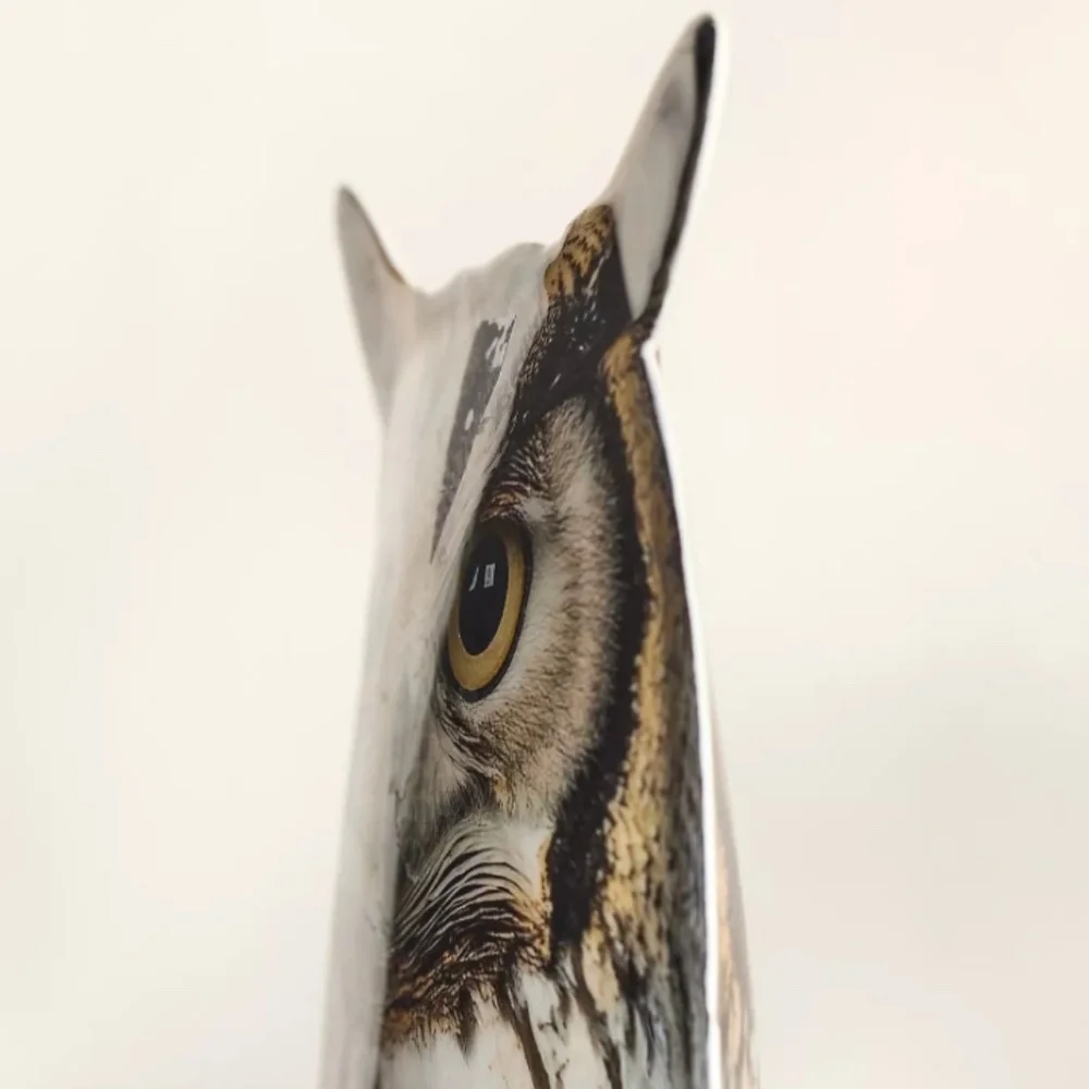 Anthropologie/Terrain Puffed Enamel Owl Decorative Object / New In Box